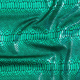 Nylon Spandex Fever Snake Foil Fabric 60"