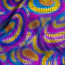 Nylon Spandex Fever Snake Foil Fabric 60"