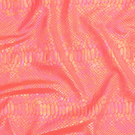 Nylon Spandex Fever Snake Foil Fabric 60"