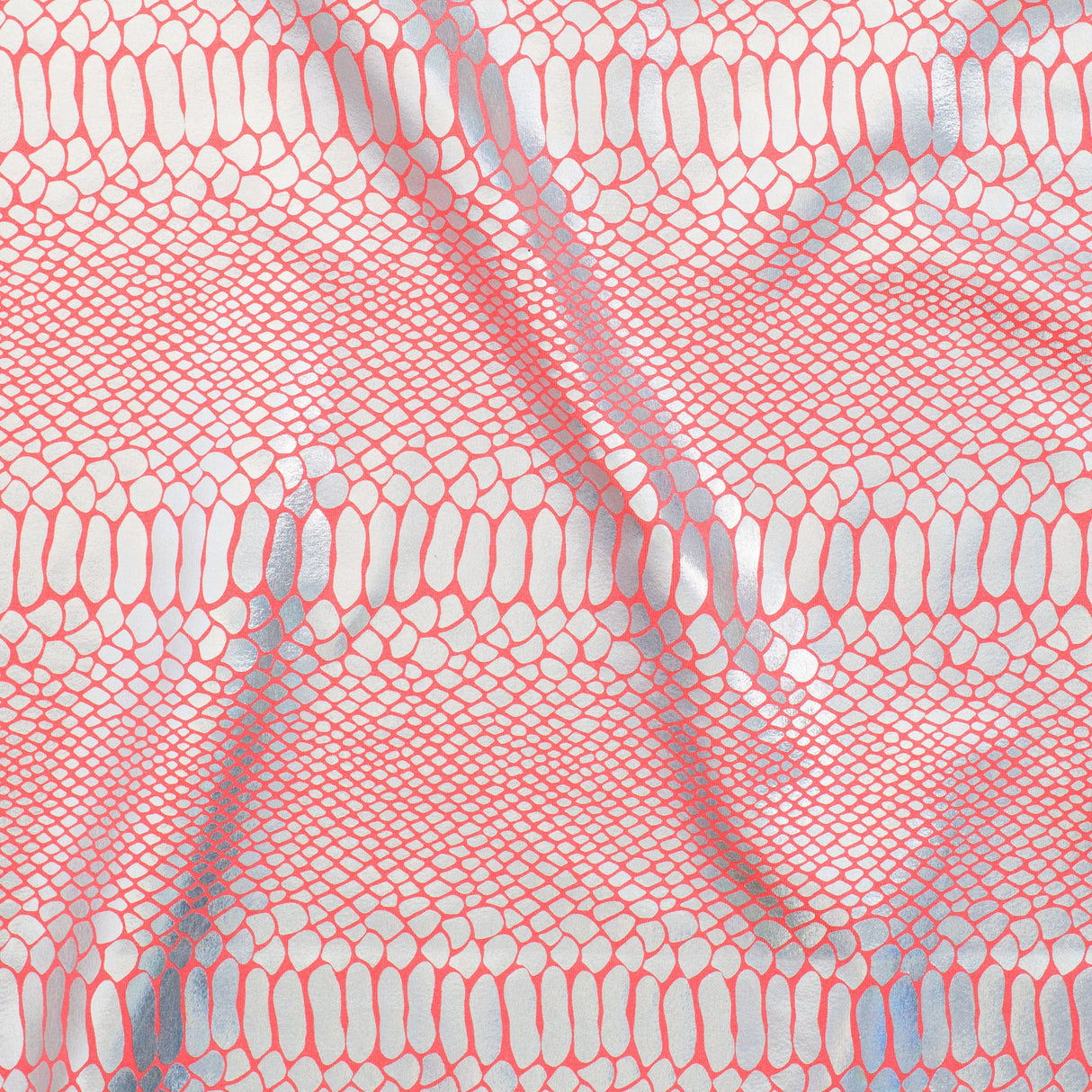 Nylon Spandex Fever Snake Foil Fabric 60"