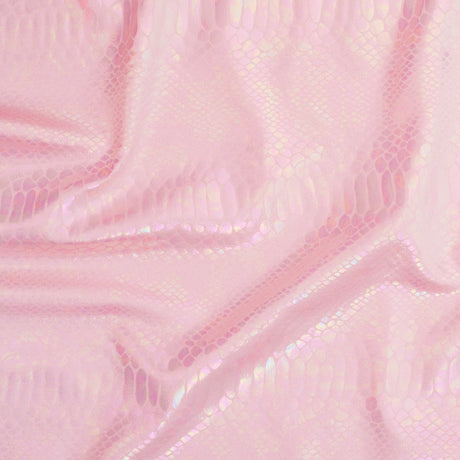 Nylon Spandex Fever Snake Foil Fabric 60"