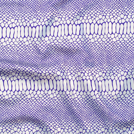 Nylon Spandex Fever Snake Foil Fabric 60"