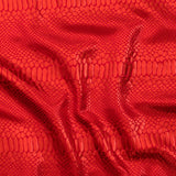 Nylon Spandex Fever Snake Foil Fabric 60"