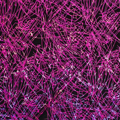 Nylon Spandex Fabric Dancing Splash Hologram Foil