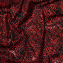 Nylon Spandex Fabric Dancing Splash Hologram Foil