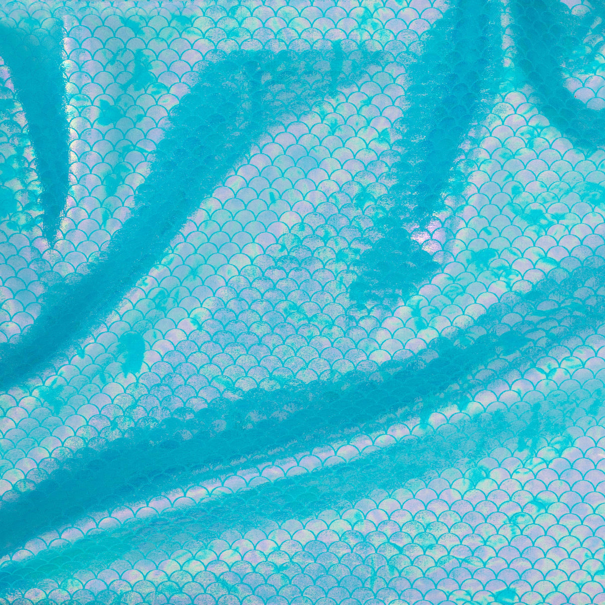 Nylon Spandex Mermaid Foil Fabric 60" Width