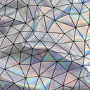 4-Way Stretch Nylon Spandex Bohemian Laser Hologram Fabric 60"