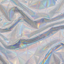 4-Way Stretch Nylon Spandex Bohemian Laser Hologram Fabric 60"