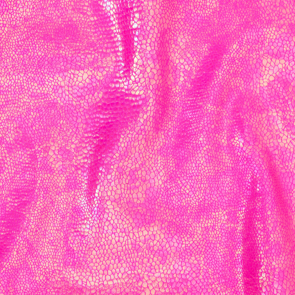 Nylon Spandex Rainbow Crystal Snake Fabric 60"