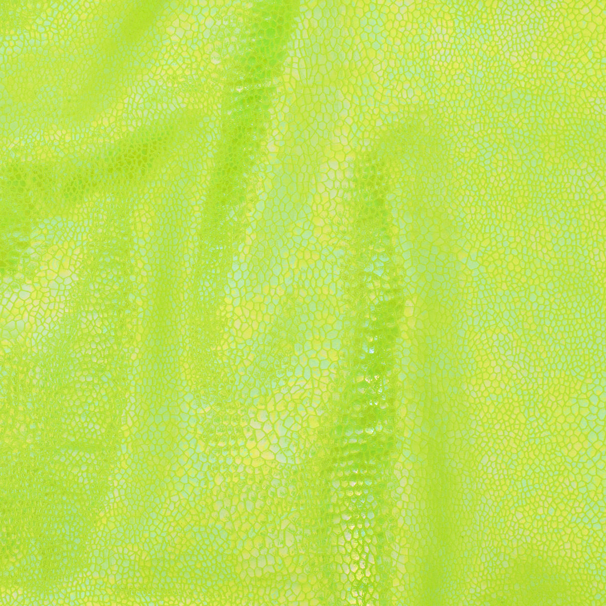 Nylon Spandex Rainbow Crystal Snake Fabric 60"