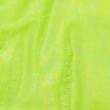 Nylon Spandex Rainbow Crystal Snake Fabric 60"