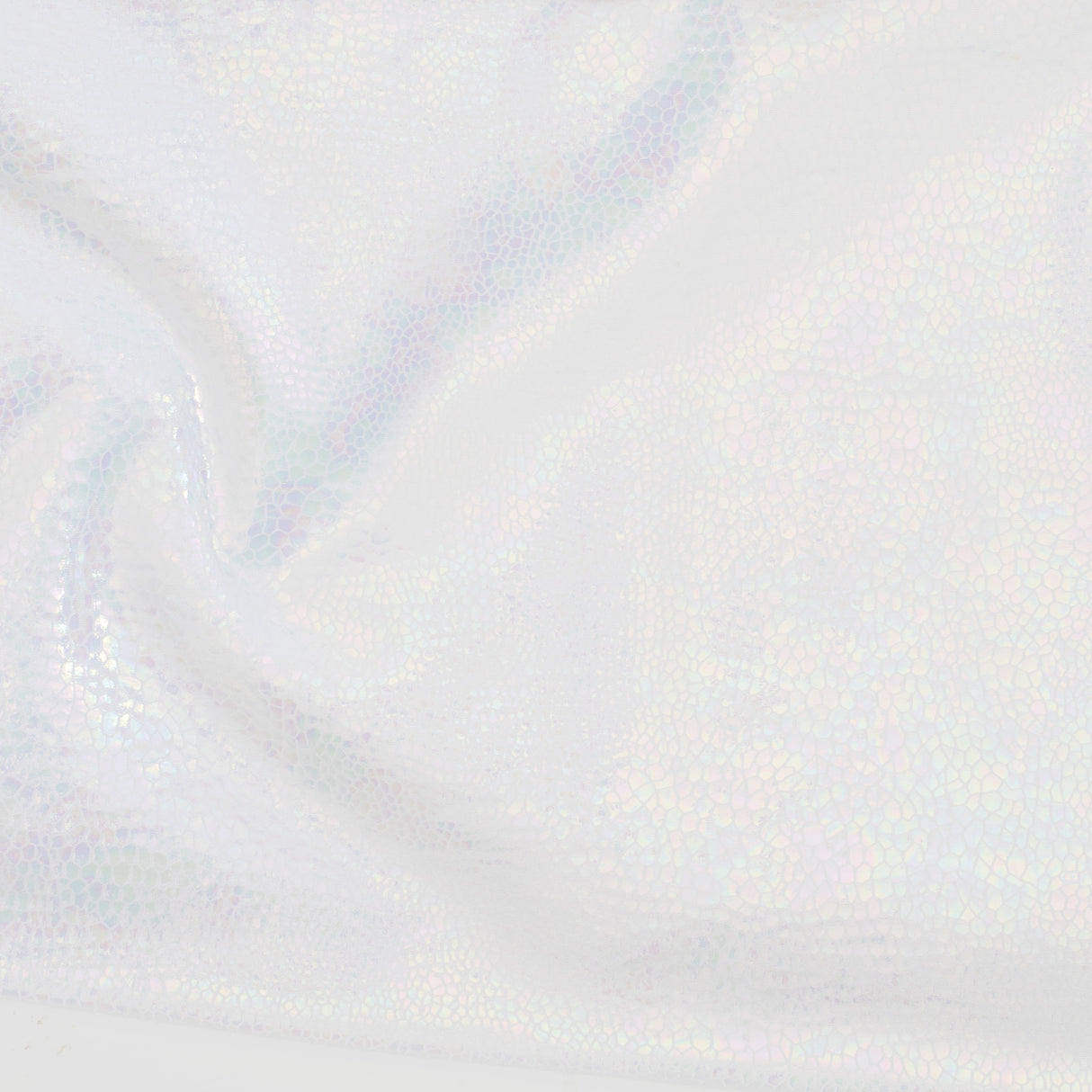 Nylon Spandex Rainbow Crystal Snake Fabric 60"