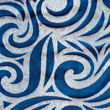 Nylon Spandex Paisley Foggy Foil Fabric