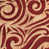 Nylon Spandex Paisley Foggy Foil Fabric