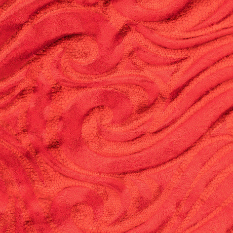 Nylon Spandex Paisley Foggy Foil Fabric
