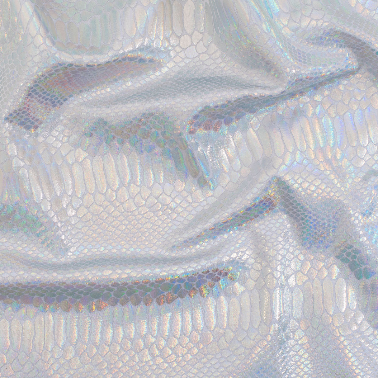 Nylon Spandex Fever Snake Foil Fabric 60"