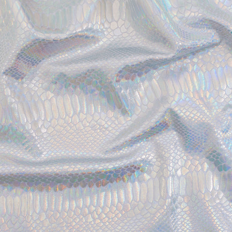 Nylon Spandex Fever Snake Foil Fabric 60"