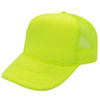 Trucker Hats Caps Fabric - Neon Yellow, Adjustable (1 Piece)