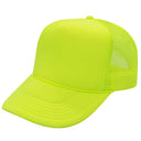 Trucker Hats Caps Fabric - Neon Yellow, Adjustable (1 Piece)