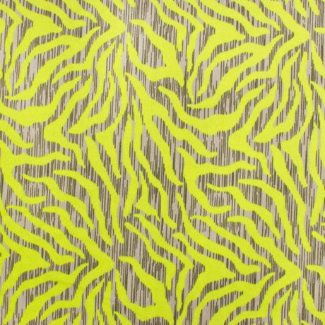 Printed Spandex Neon Tiger