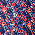 Paint Splatter Printed Nylon Spandex Fabric - Blue Paint Splatter Print, 55/56" Width (1 Yard)