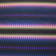 Fun Tribal Stripe Printed Nylon Spandex Fabric - Blue Tribal Stripe Print, 55/56" Width (1 Yard)