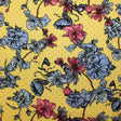 Printed Spandex Dotted Poppy Blue