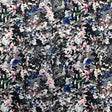 Black And White Collage Printed Nylon Spandex Fabric - Black And White Collage Print, 55/56" Width (1 Yard)