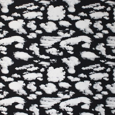 Printed Spandex Midnight Clouds