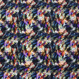 Abstract Reptile Skin Printed Nylon Spandex Fabric - Blue, Reptile Skin Print, 55/56" Width (1 Yard)