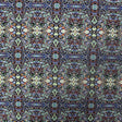 Printed Spandex Abstract Blue Black