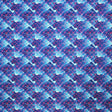 Printed Spandex Blue Waves