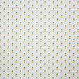 Pineapple Printed Nylon Spandex Fabric - Blue Pineapple Print, 55/56" Width (1 Yard)