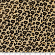 Printed Spandex Cream Leopard