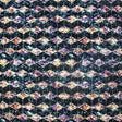 Geometric Diamond Printed Nylon Spandex Fabric - Blue Geometric Diamond Print, 55/56" Width (1 Yard)