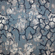 Printed Spandex Fabric Abstract Blue Beehive