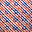 Printed Spandex Blue