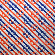 Save Me Printed Nylon Spandex Fabric - Blue Printed Graphic, 55/56" Width (1 Yard)