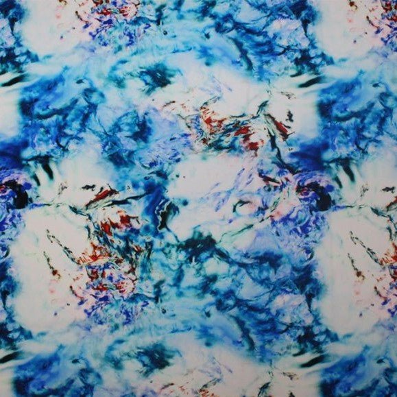 Printed Spandex Tie Dye Volcano