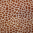 Printed Spandex Giraffe Fabric