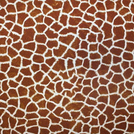 Printed Spandex Giraffe Fabric