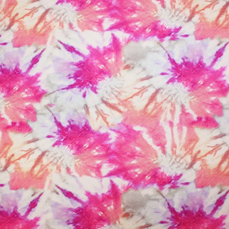 Printed Spandex Pink Skies