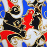 Printed Spandex Carousel Abstract