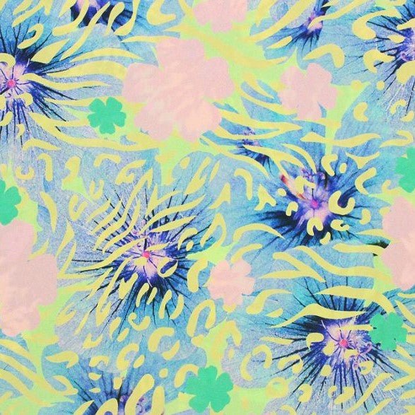 Printed Spandex Groovy Times Abstract