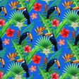 Printed Spandex Paradise Toucans