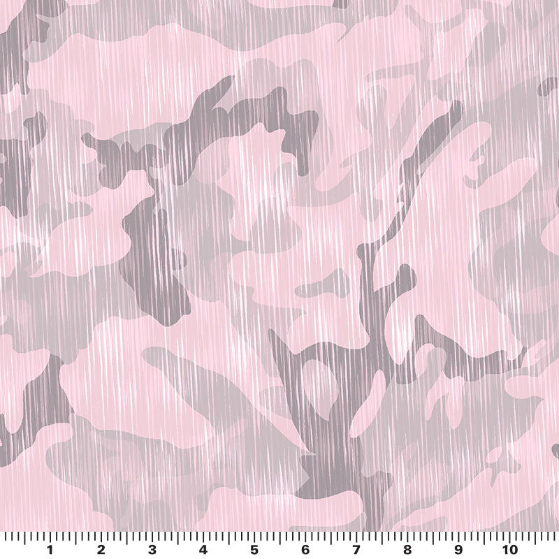 Battle Of The Blushes Nylon Spandex Fabric - Printed, Blue Moon, 55/56" Width (1 Yard)