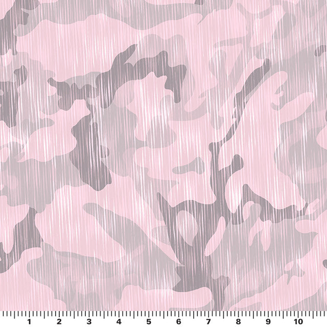 Battle Of The Blushes Nylon Spandex Fabric - Printed, Blue Moon, 55/56" Width (1 Yard)