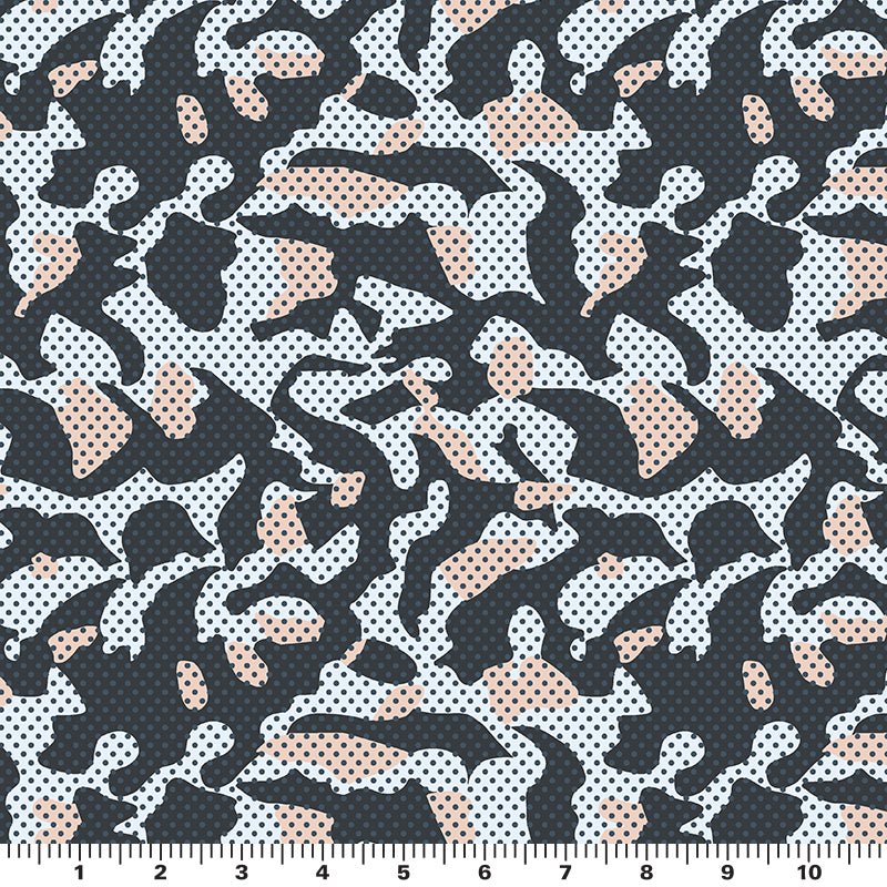 Printed Spandex Pop Art Camouflage