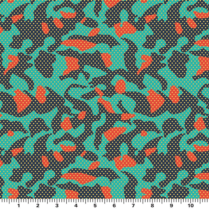 Printed Spandex Pop Art Camouflage