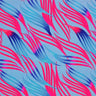 Printed Spandex Abstract Tossed Fronds